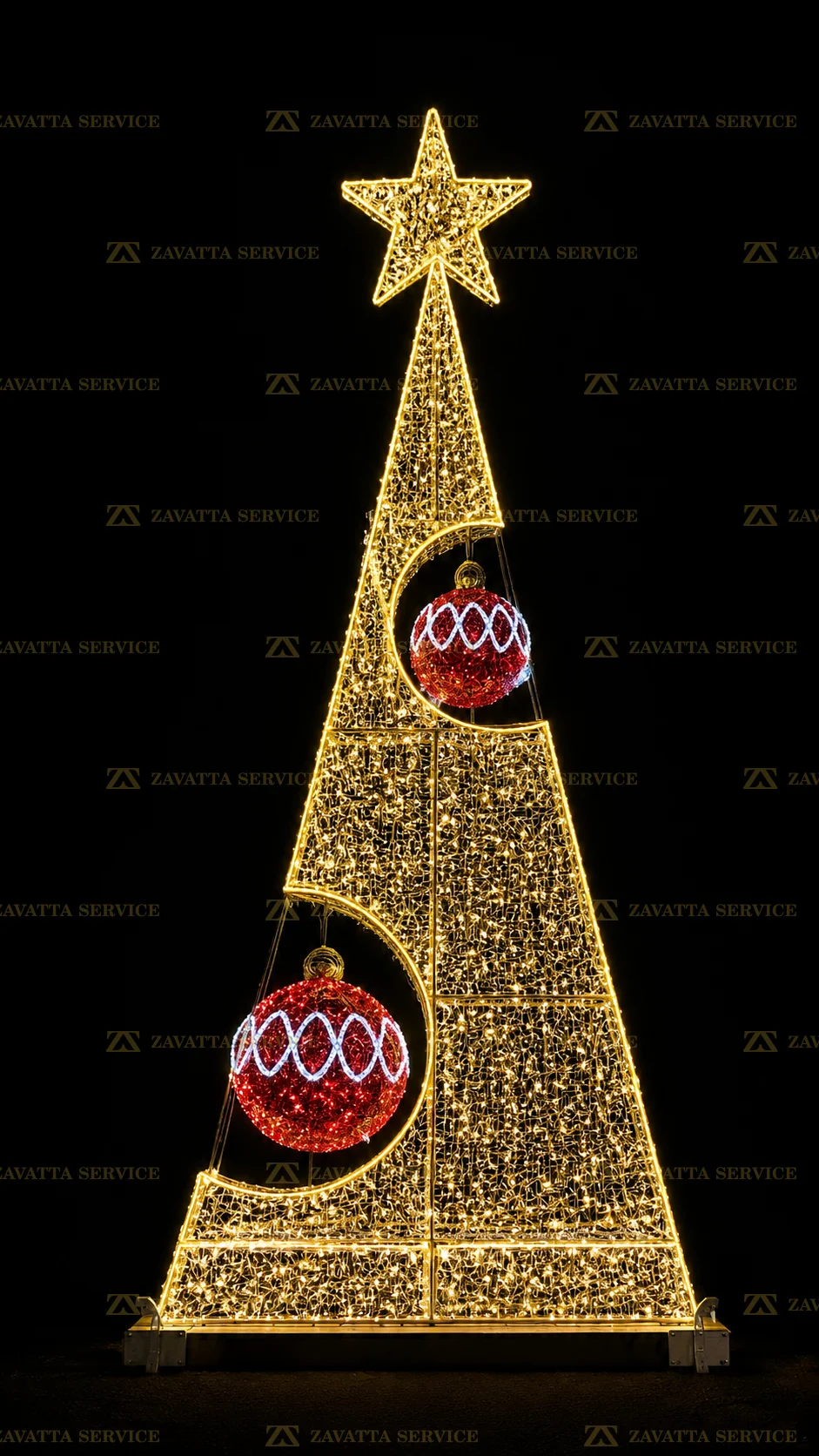 Albero di natale deluxe 3D - Tecnica 1