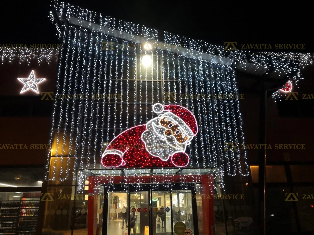 Babbo Natale affacciato 2D - vista principale