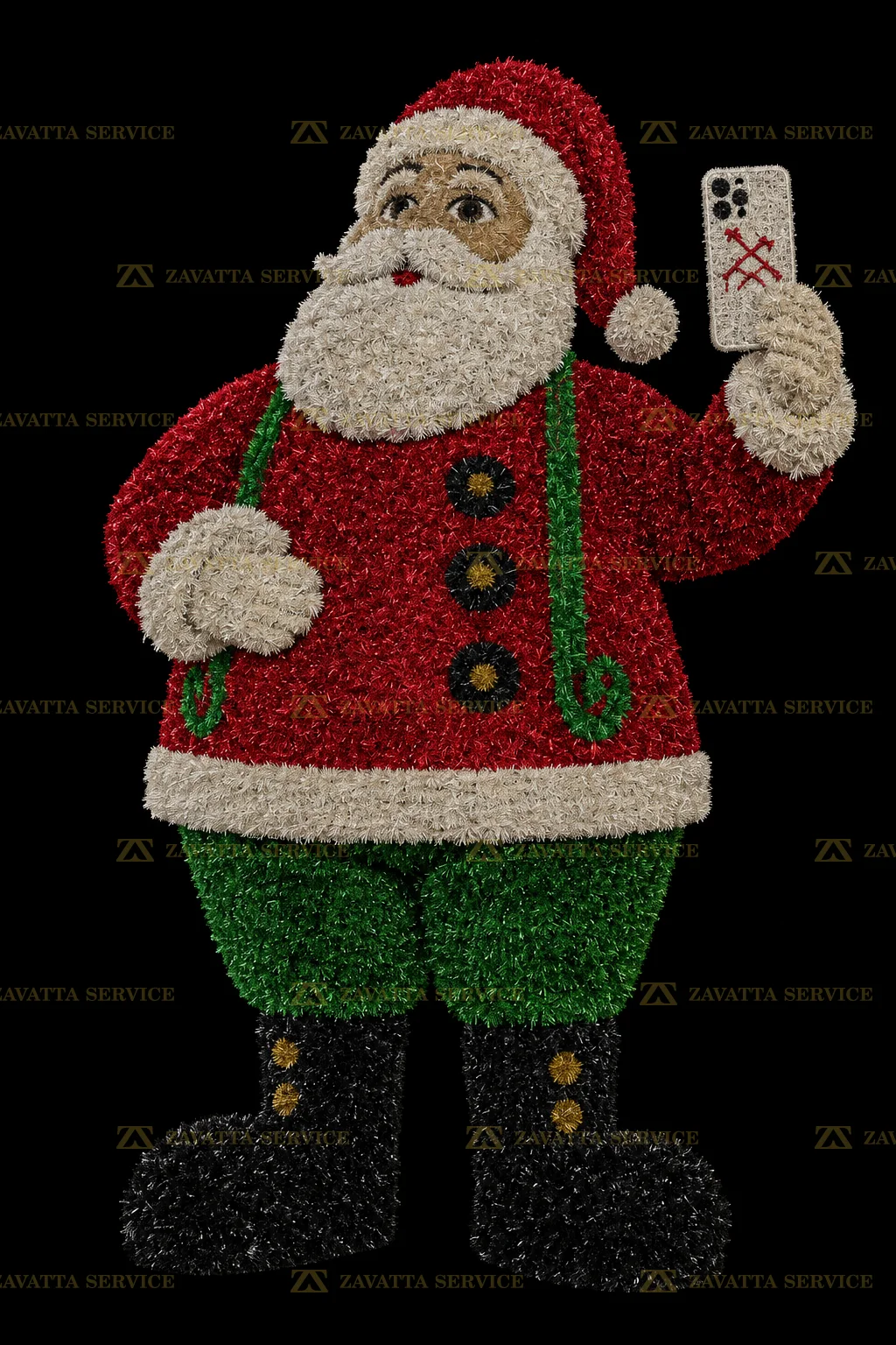 Babbo Natale Selfie 3D - Tecnica 1