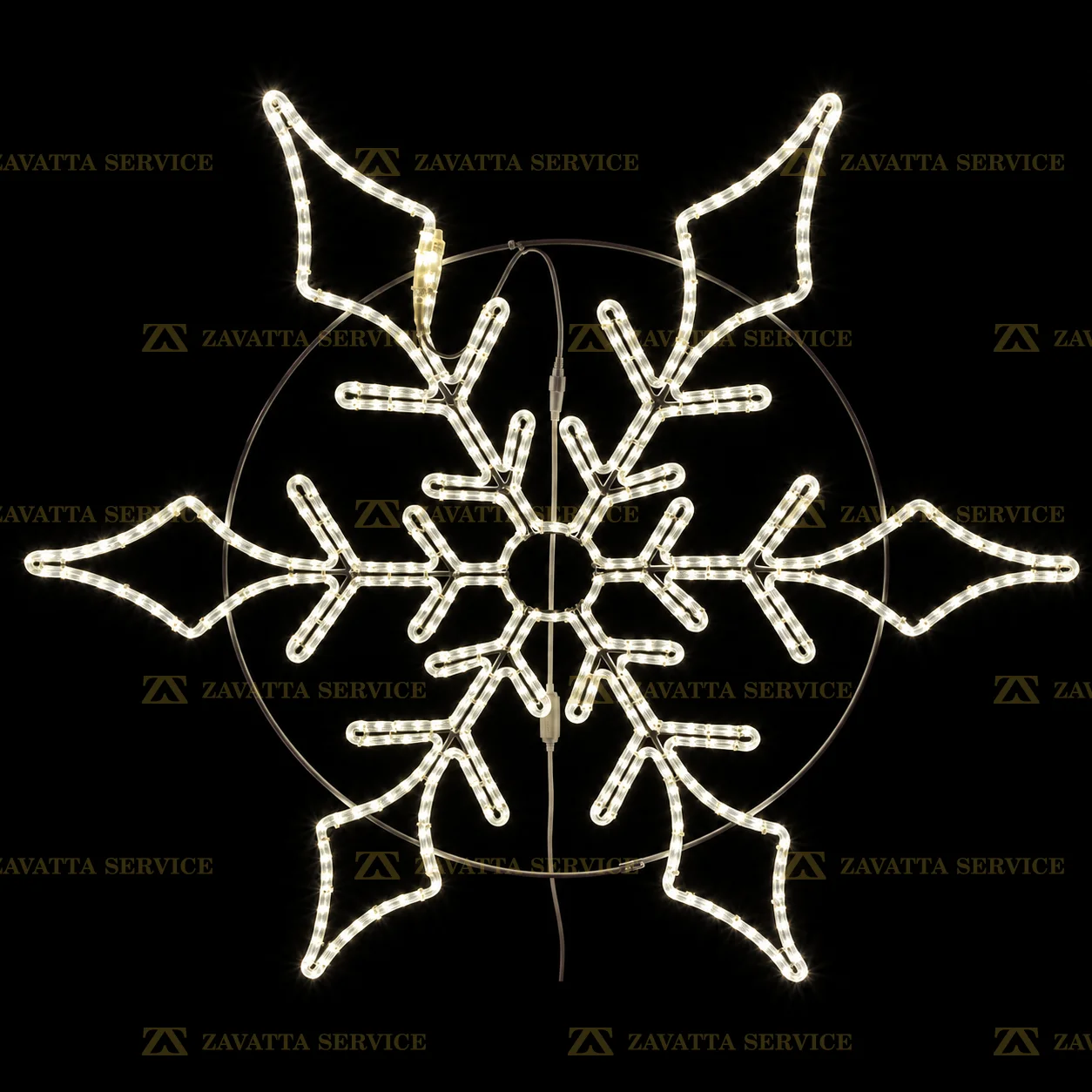 Fiocco di neve 2D - Tecnica 1