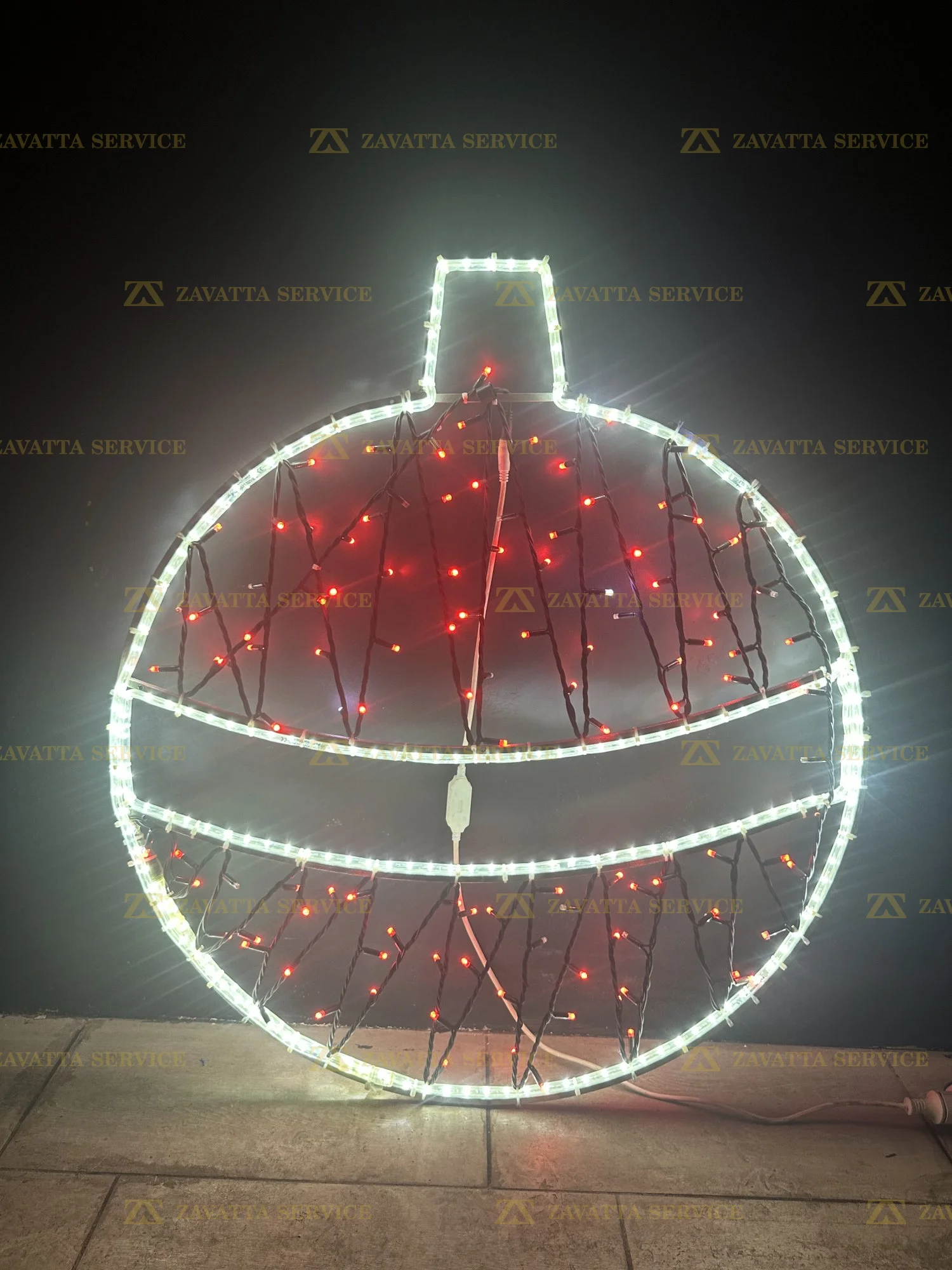 Pallina di natale 2D - Tecnica 1