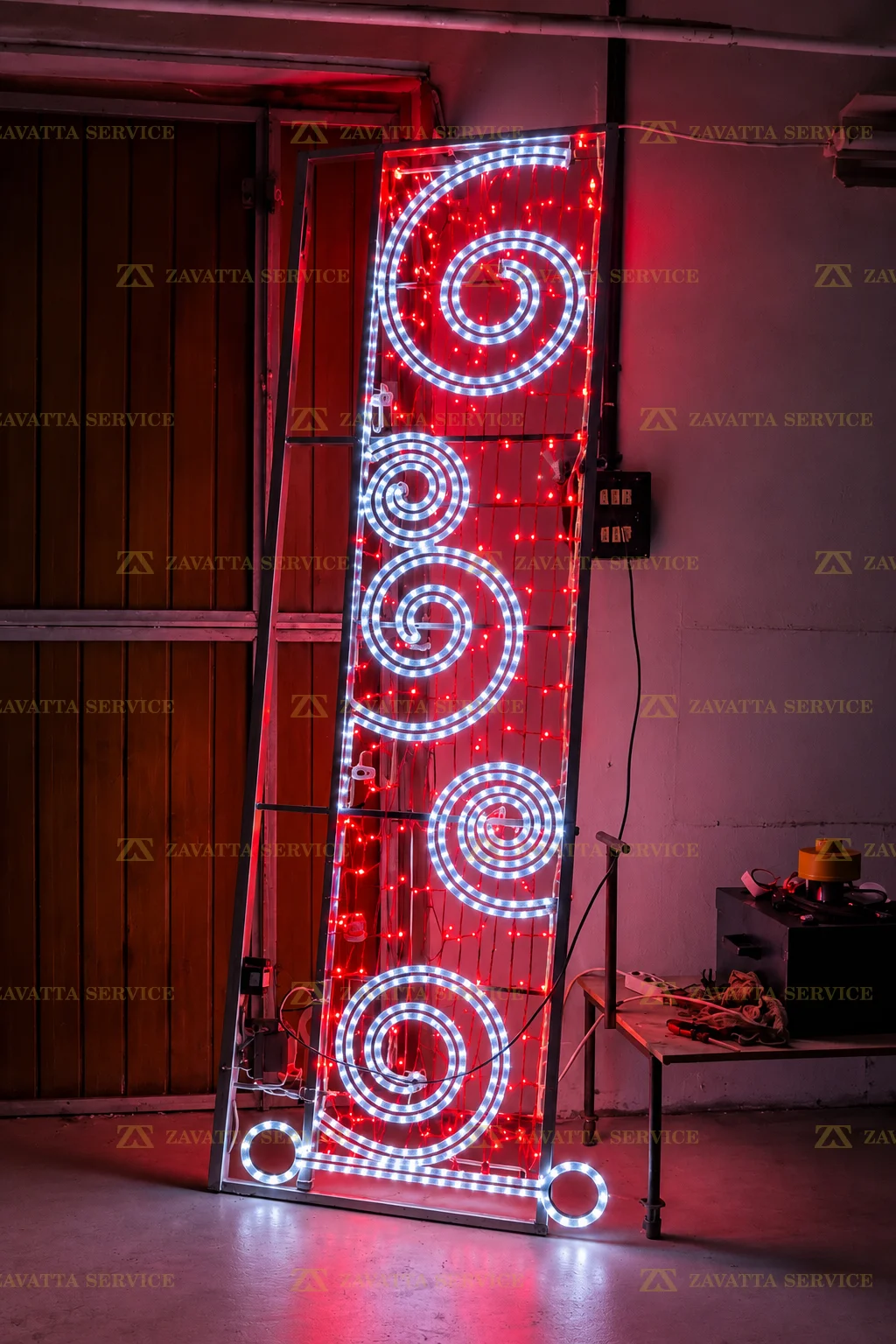 Spirali di luce 2D - Tecnica 1