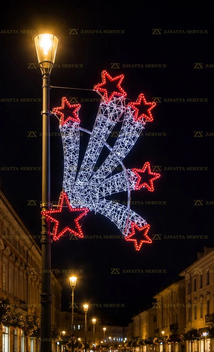 Stelle comete a ventaglio 2D — Soggetti 2D a noleggio