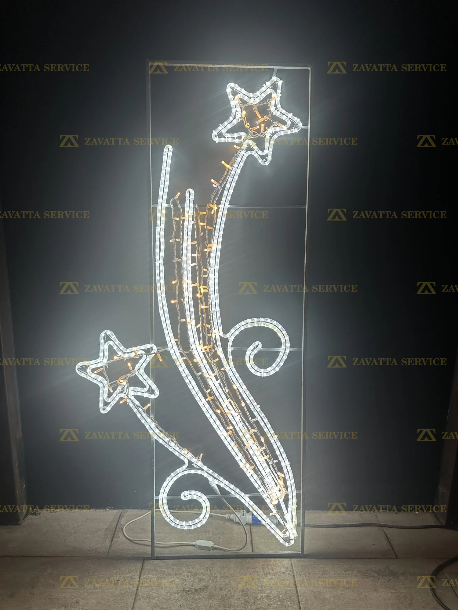 Stelle con volute 2D - Tecnica 2